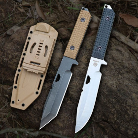 Strider BOS ATS-34 Fixed Blade 2 Colors Full Tang Knife With Glass Fiber Handle UD408907
